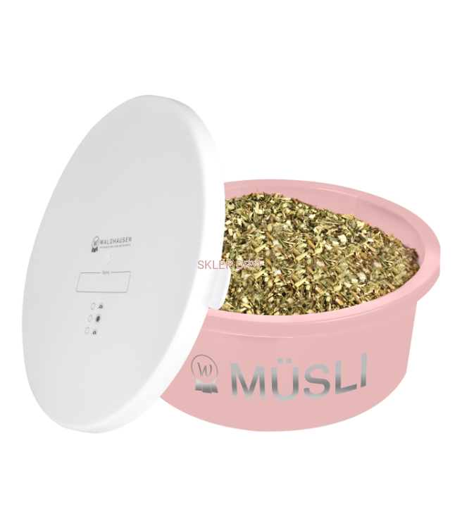 Miska na paszę z pokrywą