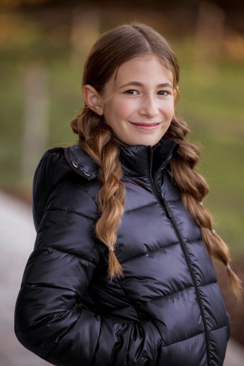 Kurtka jeździecka dziecięca zimowa