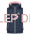 Kamizelka Quilted Lucky dziecięca z kapturem