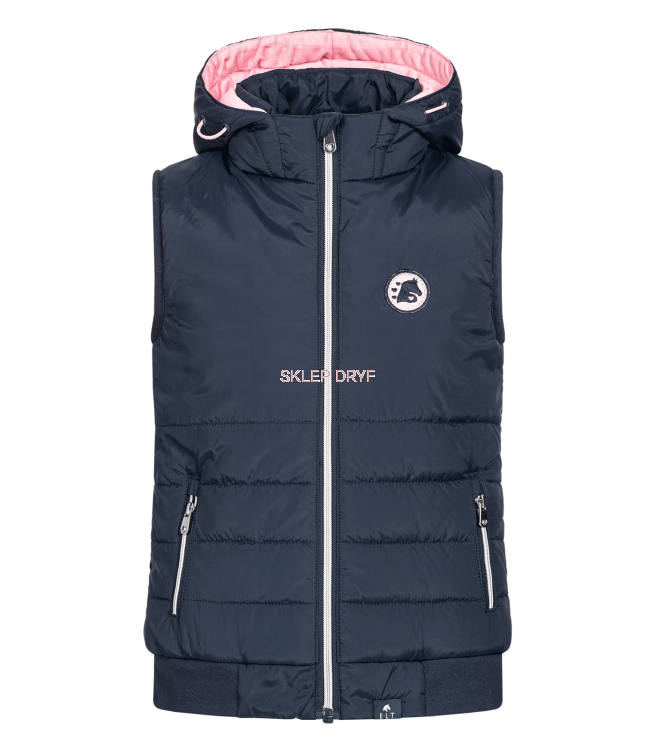 Kamizelka Quilted Lucky dziecięca z kapturem
