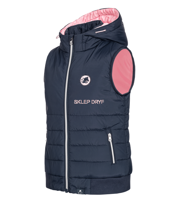 Kamizelka Quilted Lucky dziecięca z kapturem