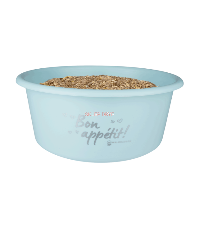 Miska na paszę z pokrywą