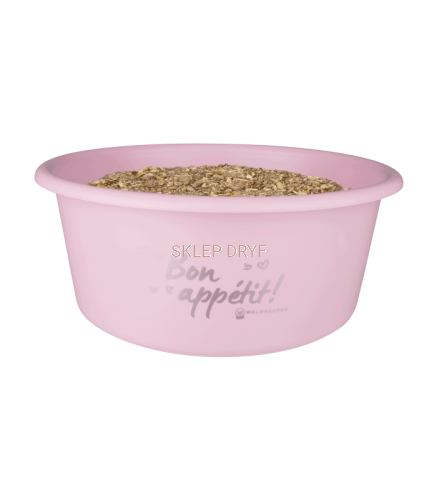 Miska na paszę z pokrywą