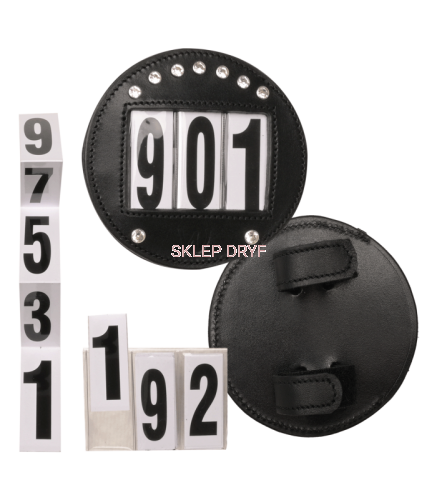 Numery startowe skórzane