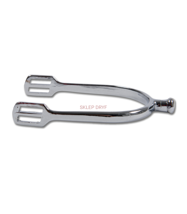 Ostrogi zaokrąglone z paskami damskie