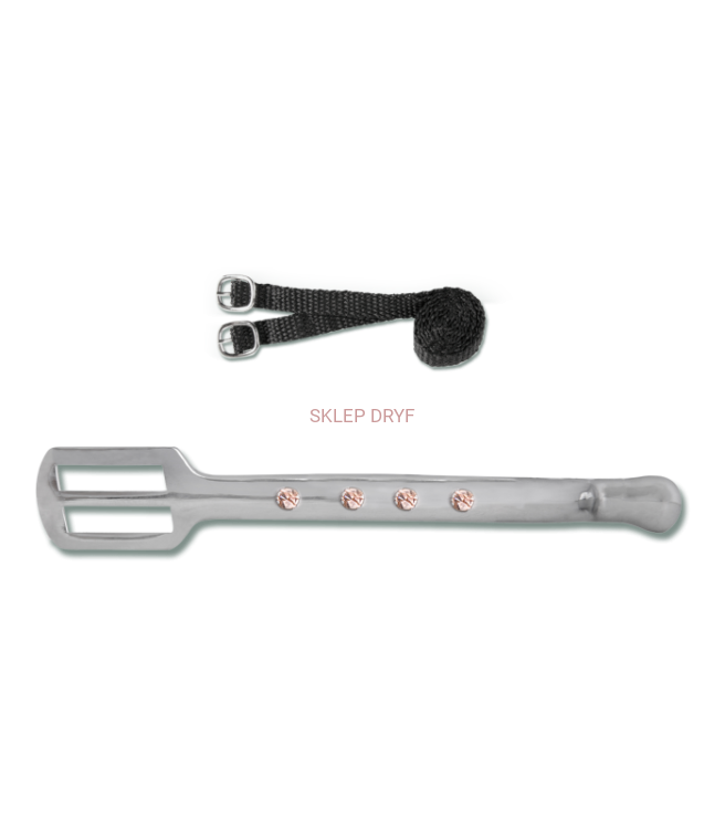 Ostrogi Crystal delikatne damskie